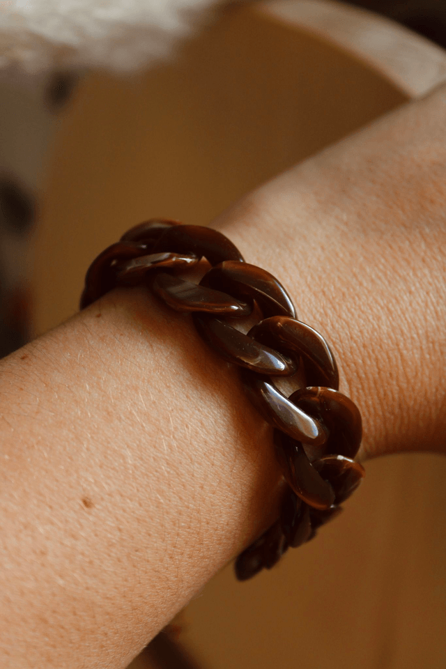 Bracelet chocolat - maxi 
