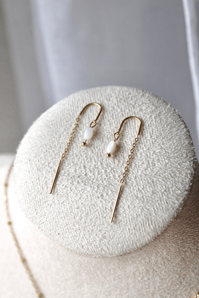 Boucles d’oreilles Coquillage légères 