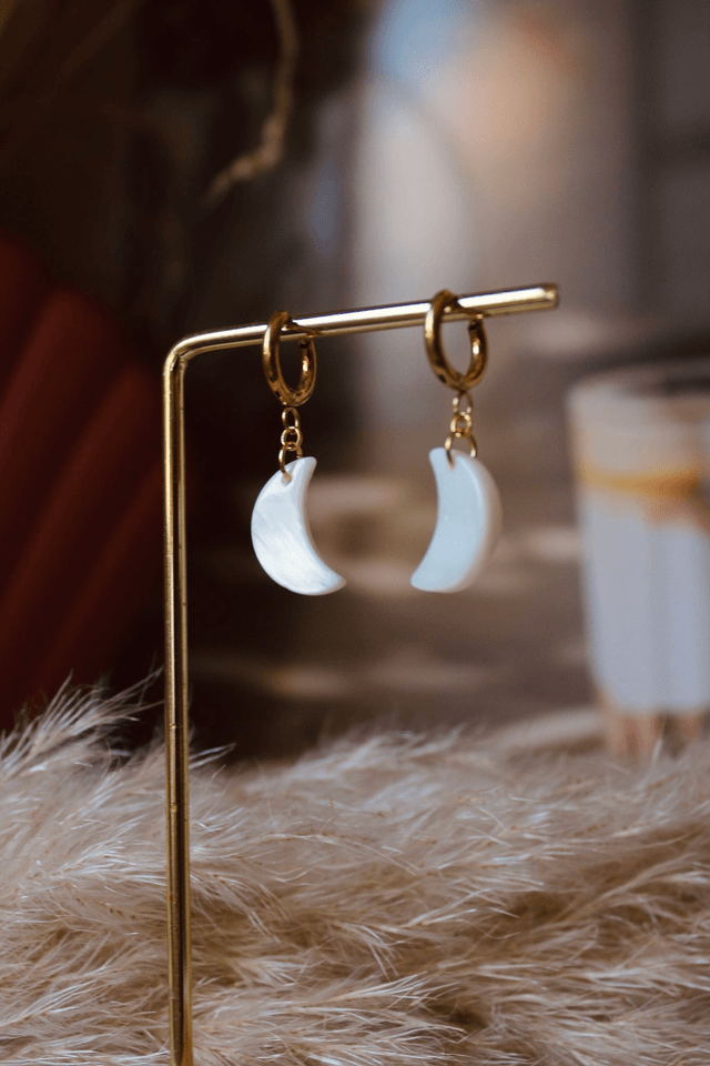 Boucles d’oreilles Moon 