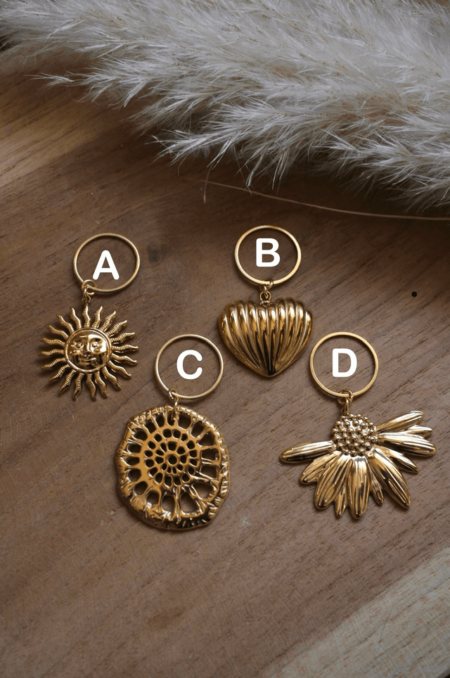 Pendentifs bijoux pour foulard 