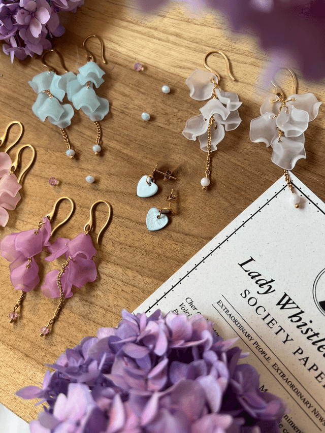 Boucles d’oreilles Glycines 