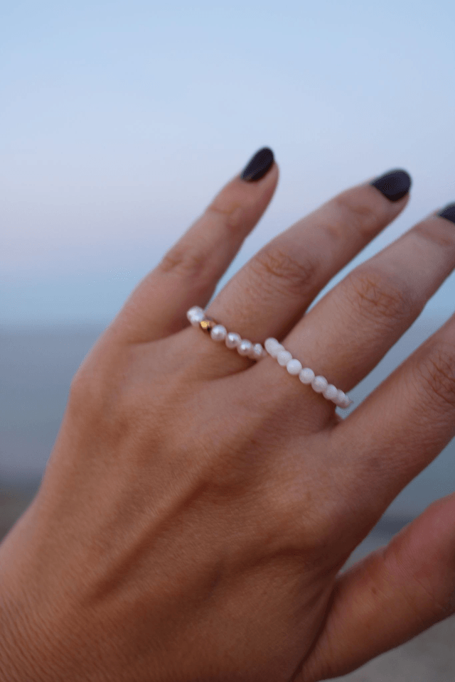 Bague perles d’eau douce 