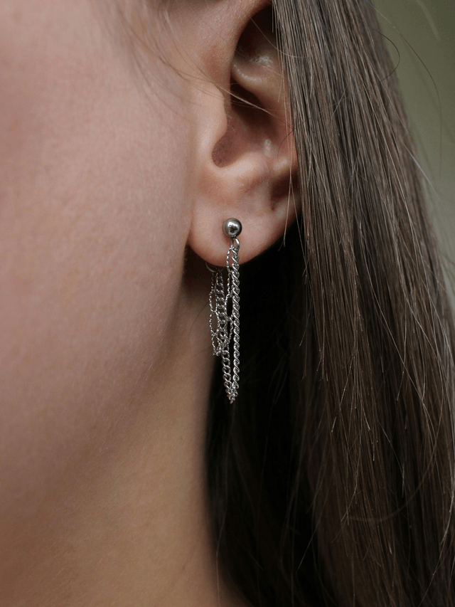 Boucles d’oreilles chaînes 