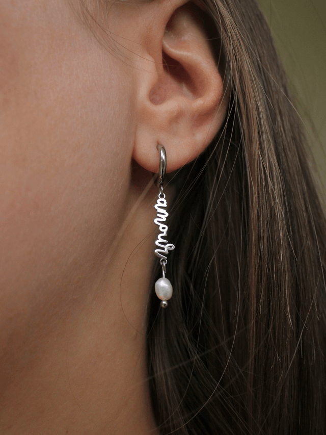 Boucles d’oreilles Amour asymétriques