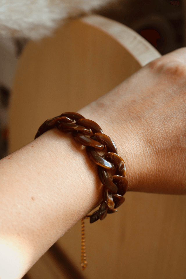 Bracelet chocolat - maxi 