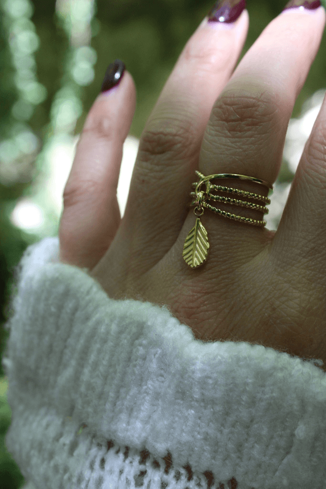 Bague Feuille