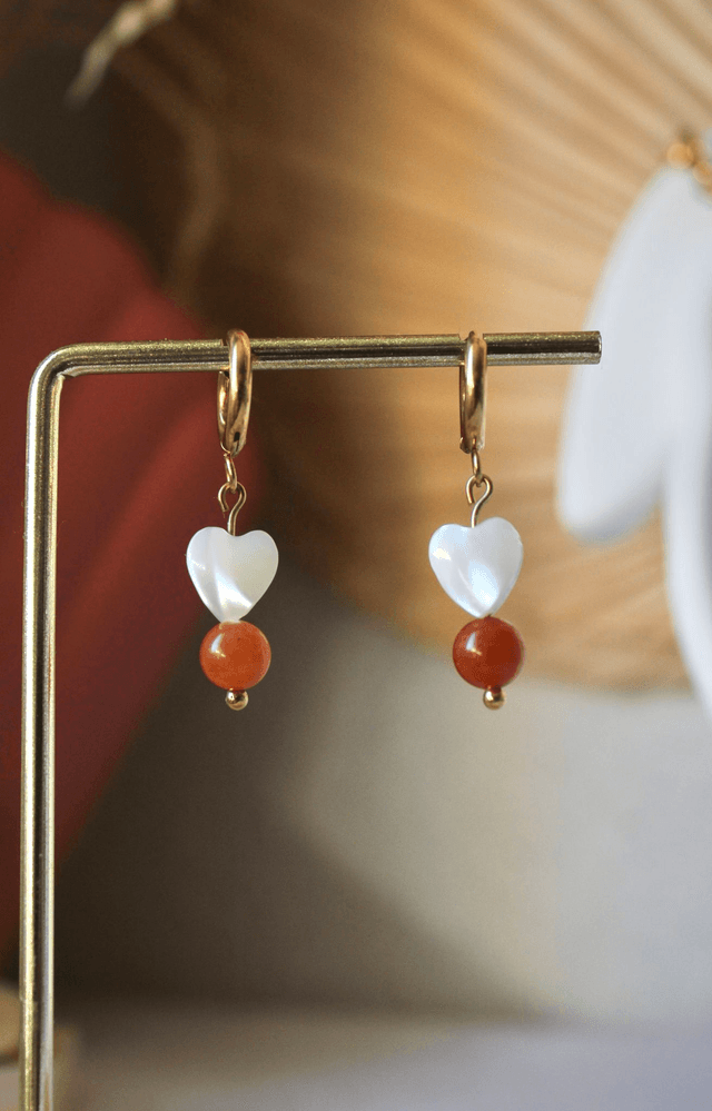 Boucles d’oreilles Amaryllis