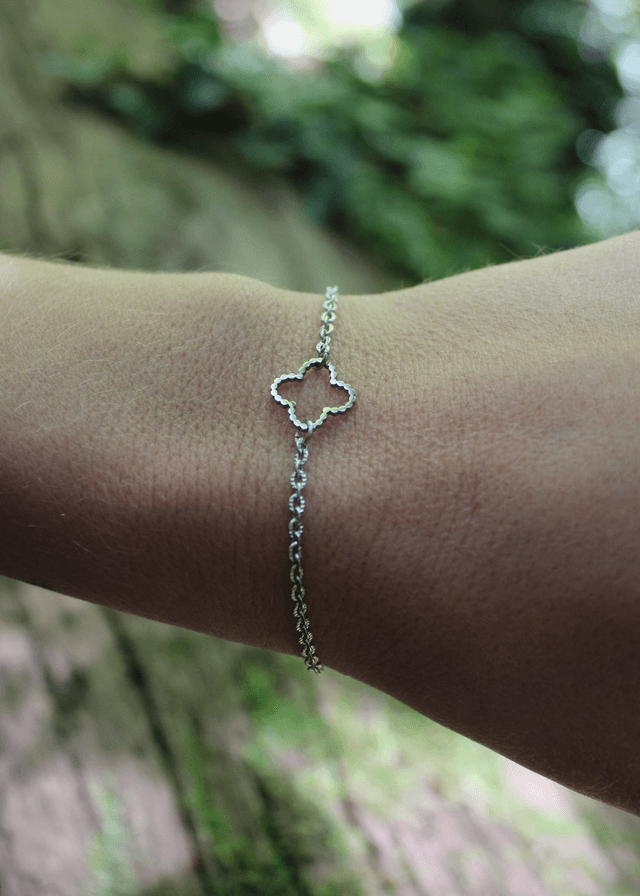 Bracelet Trèfle - porte bonheur 